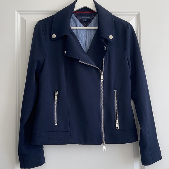 moto blue jacket Tommy Hilfiger - Picture 6 of 7